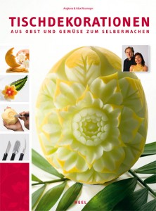 Lehrbuch für Gemüseschnitzen, Tischdekorationen aus Obst & Gemüse