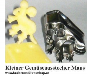 Kleiner Gemüseausstecher Maus