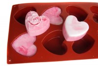 Happyflex soapmold heartshaped 6 x 6,5 cm