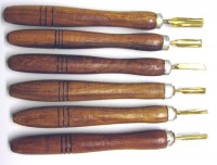Soap carving chisel Set extra fine - Thailand